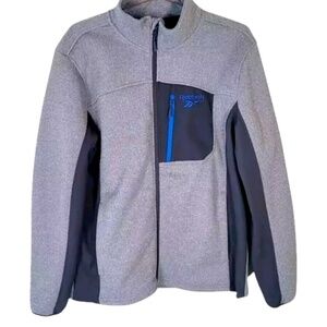 Reebok Men's Gray and Black Jacket